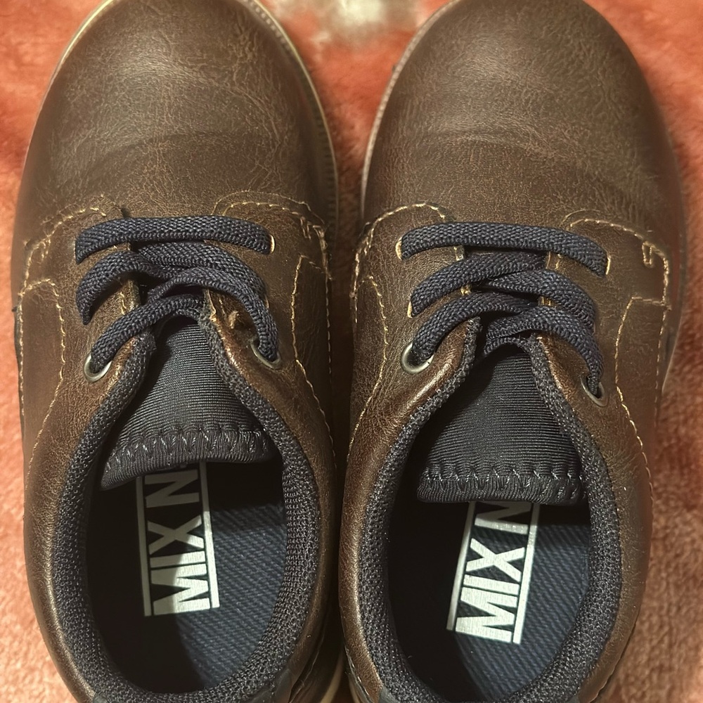 Toddler Brown Dress Shoes